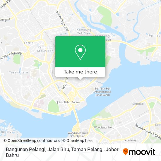 Bangunan Pelangi, Jalan Biru, Taman Pelangi map