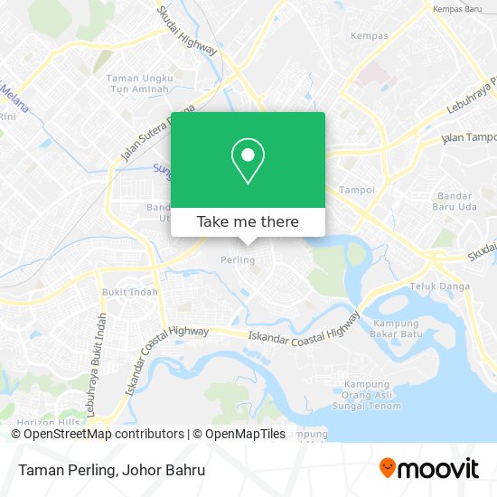 Taman Perling map