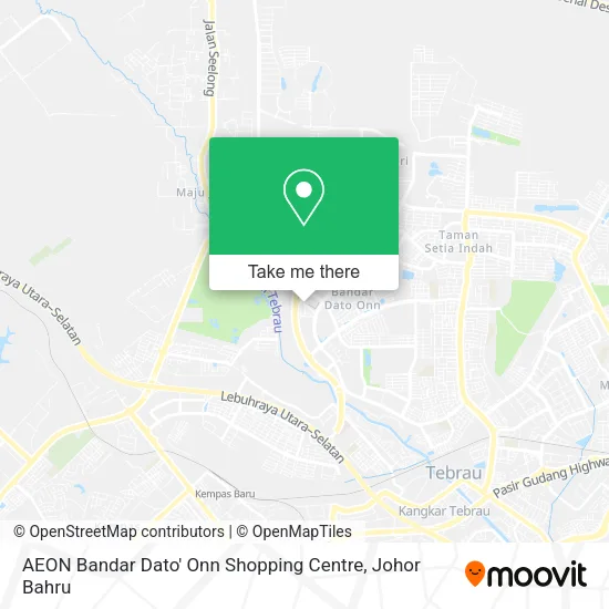 AEON Bandar Dato' Onn Shopping Centre map