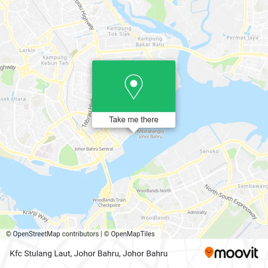 Kfc Stulang Laut, Johor Bahru map