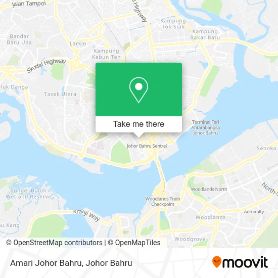 Amari Johor Bahru map