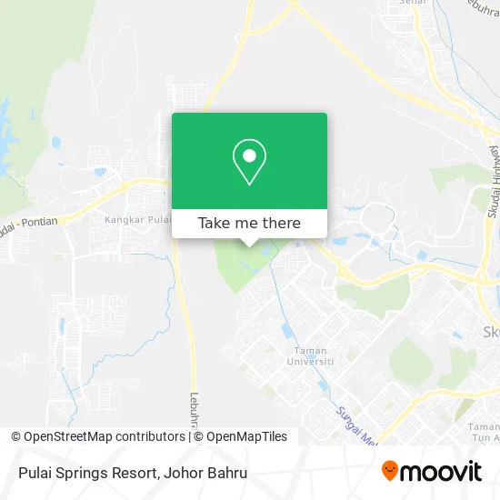 Pulai Springs Resort map