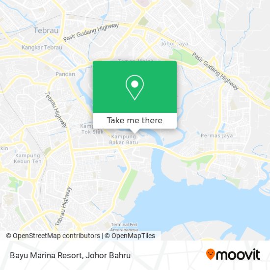 Bayu Marina Resort map