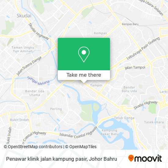 Penawar klinik jalan kampung pasir map