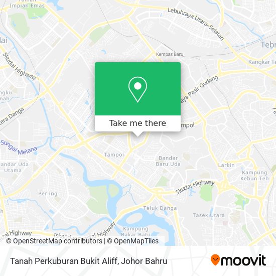 Tanah Perkuburan Bukit Aliff map