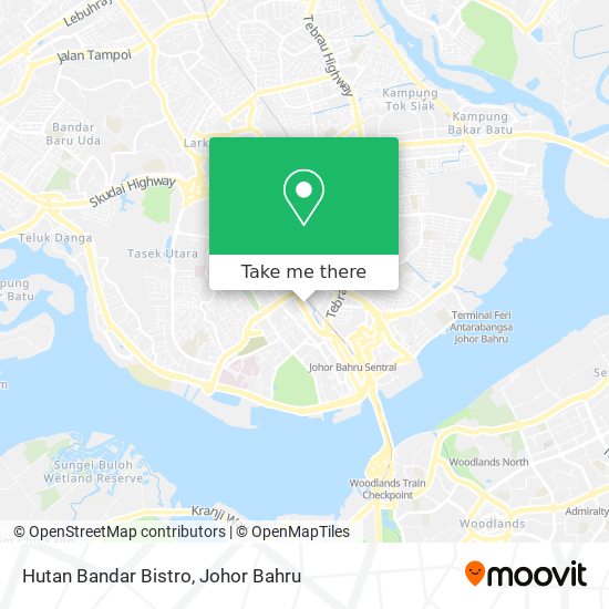 Hutan Bandar Bistro map