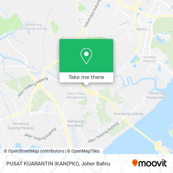 PUSAT KUARANTIN IKAN(PKI) map