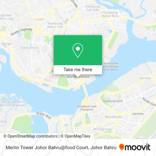 Merlin Tower Johor Bahru@food Court map