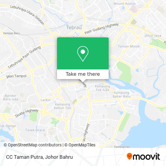 CC Taman Putra map