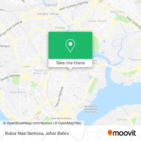 Bubur Nasi Sentosa map