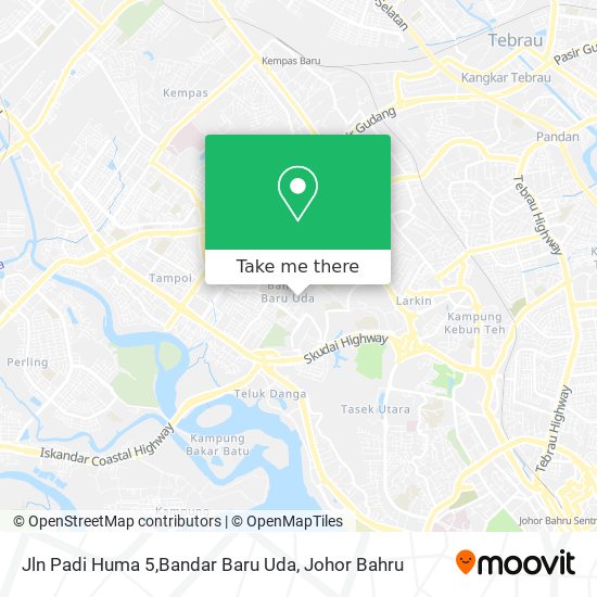 Jln Padi Huma 5,Bandar Baru Uda map
