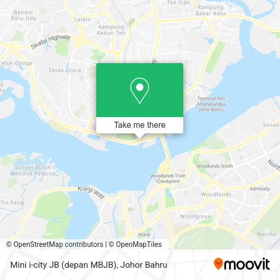 Mini i-city JB (depan MBJB) map