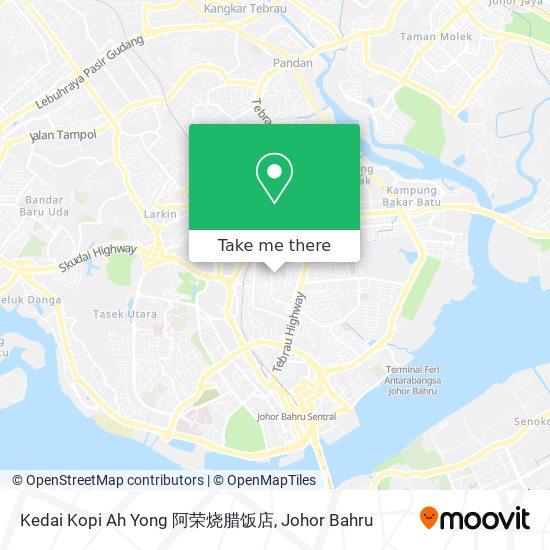 Kedai Kopi Ah Yong 阿荣烧腊饭店 map