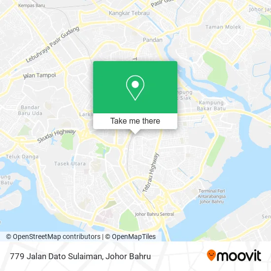 779 Jalan Dato Sulaiman map