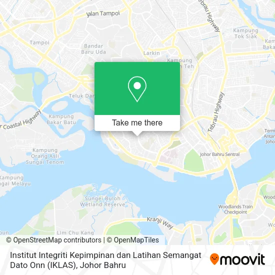 Institut Integriti Kepimpinan dan Latihan Semangat Dato Onn (IKLAS) map