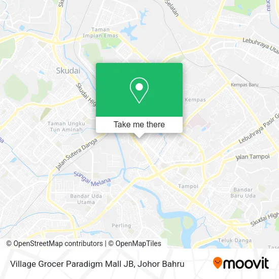 Village Grocer Paradigm Mall JB map