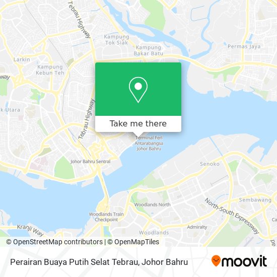 Perairan Buaya Putih Selat Tebrau map