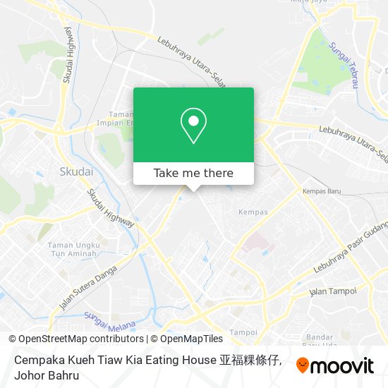 Cempaka Kueh Tiaw Kia Eating House 亚福粿條仔 map