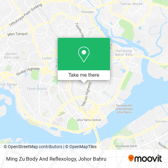 Ming Zu Body And Reflexology map