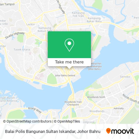 Balai Polis Bangunan Sultan Iskandar map