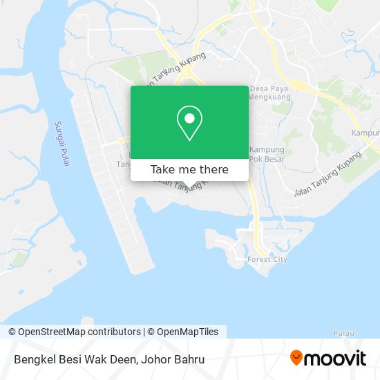 Bengkel Besi Wak Deen map