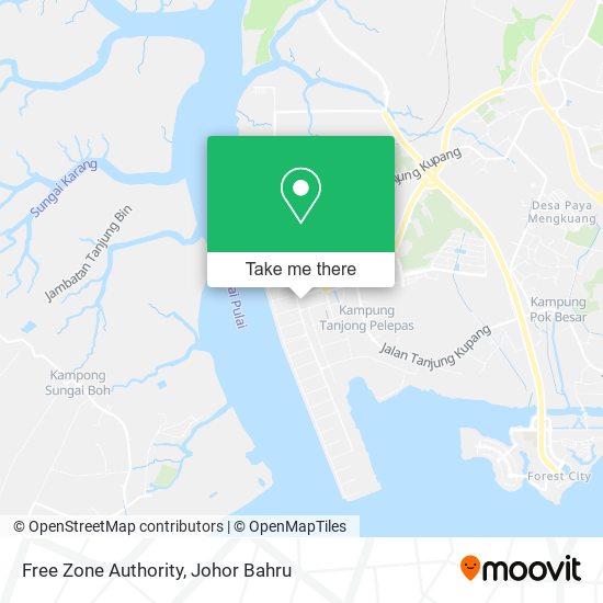 Free Zone Authority map