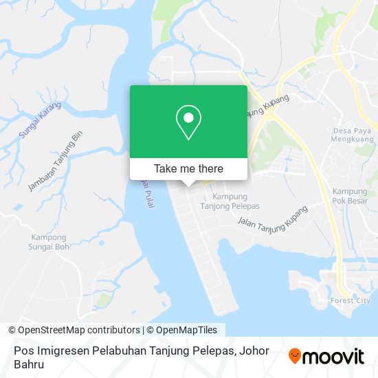 Pos Imigresen Pelabuhan Tanjung Pelepas map
