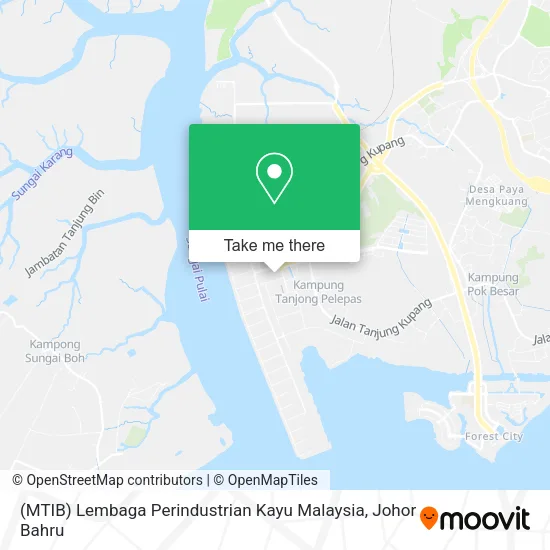 (MTIB) Lembaga Perindustrian Kayu Malaysia map