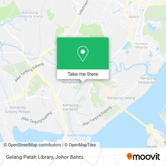 Gelang Patah Library map