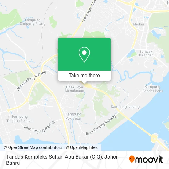 Tandas Kompleks Sultan Abu Bakar (CIQ) map