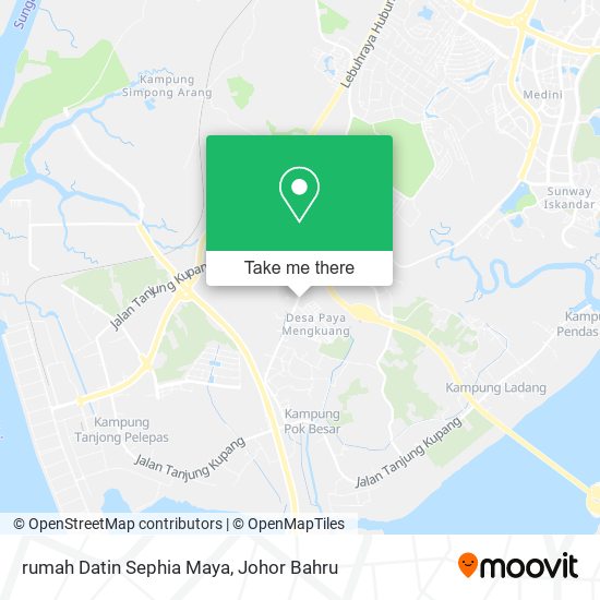 rumah Datin Sephia Maya map