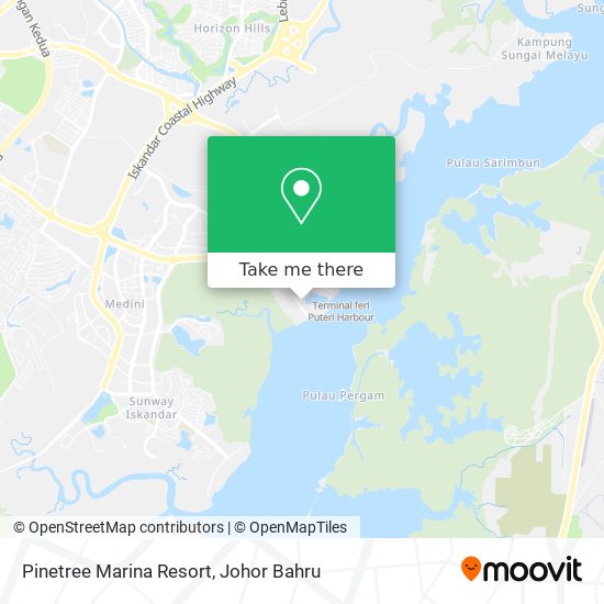 Pinetree Marina Resort map