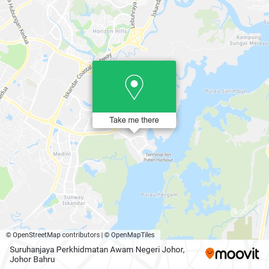 如何坐公交去johor Baharu的suruhanjaya Perkhidmatan Awam Negeri Johor Moovit