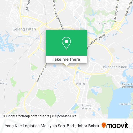 Yang Kee Logistics Malaysia Sdn. Bhd. map