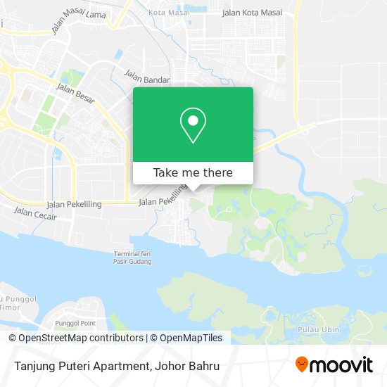 Tanjung Puteri Apartment map