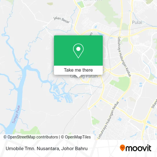 Umobile Tmn. Nusantara map