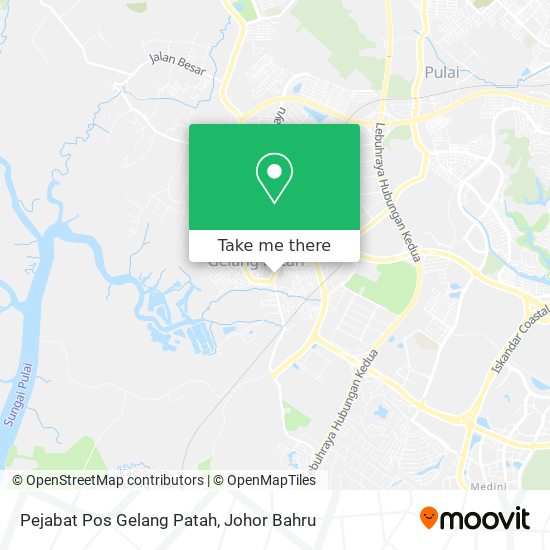 å¦‚ä½•åå…¬äº¤åŽ»johor Baharuçš„pejabat Pos Gelang Patah Moovit