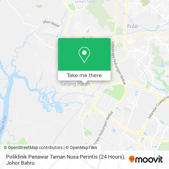 Poliklinik Penawar Taman Nusa Perintis (24 Hours) map