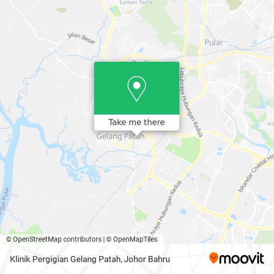 Klinik Pergigian Gelang Patah map