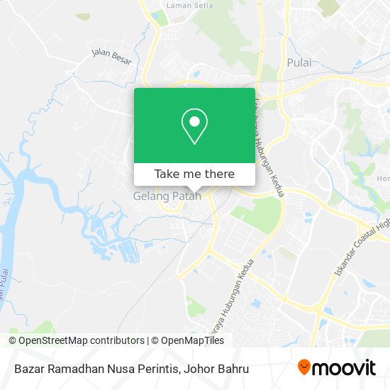 Bazar Ramadhan Nusa Perintis map