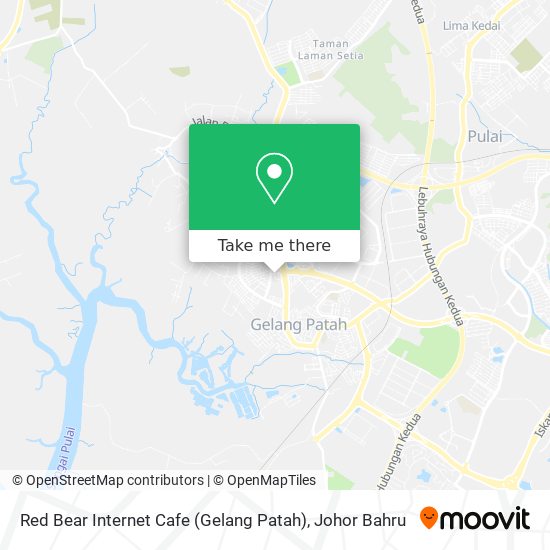 Red Bear Internet Cafe (Gelang Patah) map