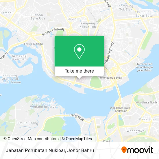 Jabatan Perubatan Nuklear map