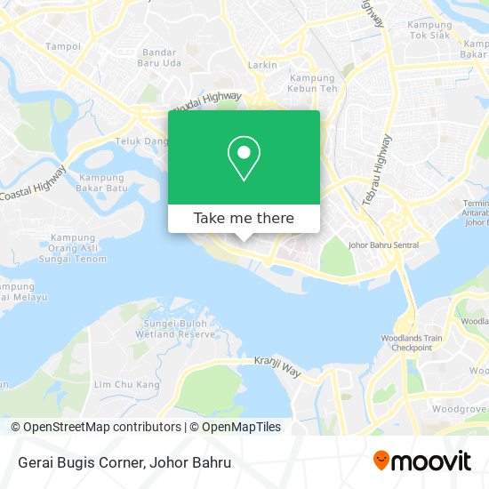 Gerai Bugis Corner map