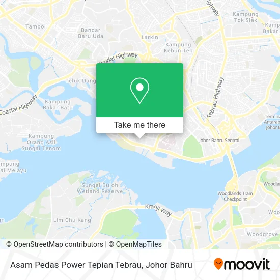 Asam Pedas Power Tepian Tebrau map