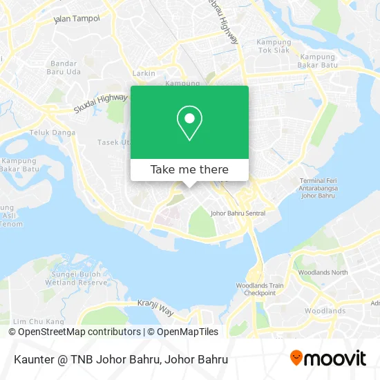 Kaunter @ TNB Johor Bahru map