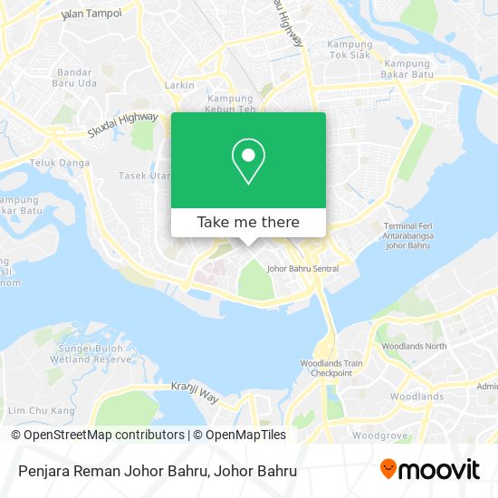 Penjara Reman Johor Bahru map