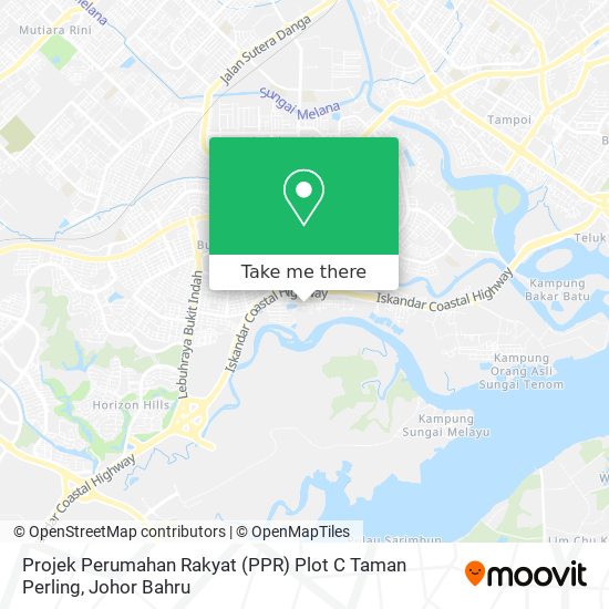 Projek Perumahan Rakyat (PPR) Plot C Taman Perling map