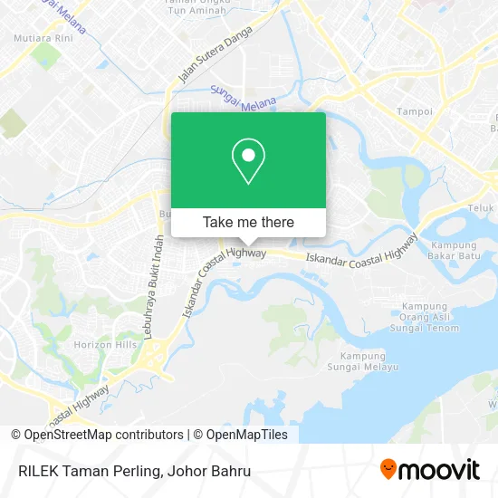RILEK Taman Perling map