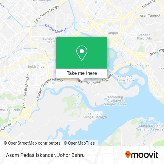 Asam Pedas Iskandar map