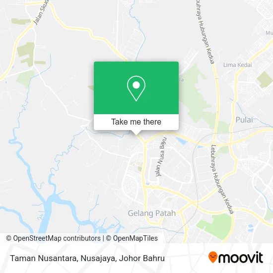 Taman Nusantara, Nusajaya map